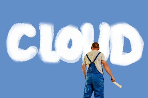 cloud cloud computing man