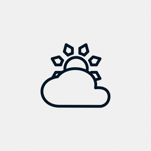 cloud sun icon