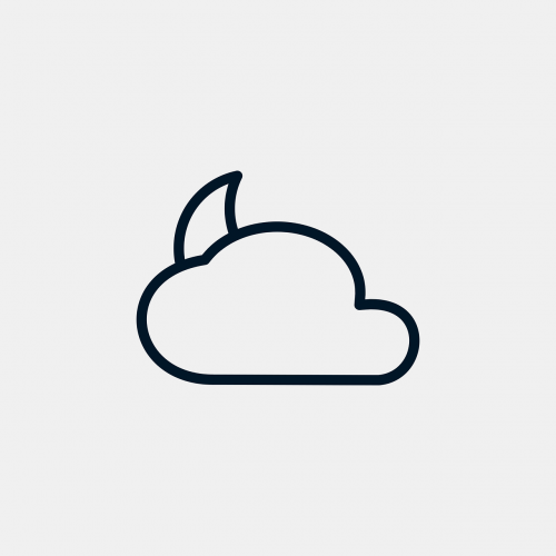 cloud moon icon