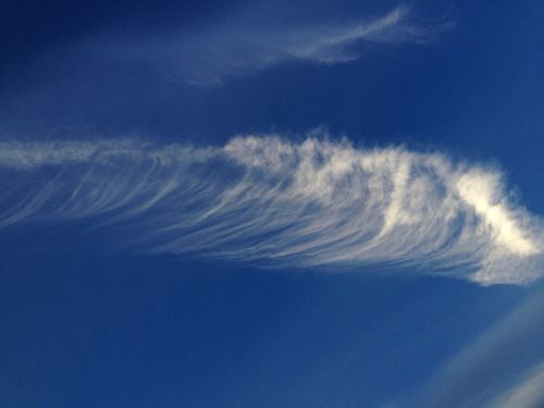 cloud wave blue