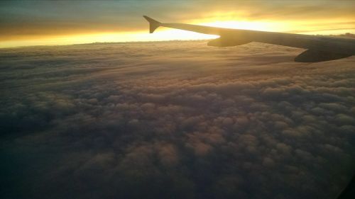cloud airplane sky