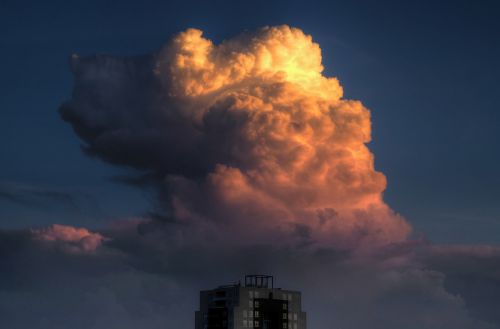 cloud sky tower