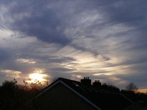 cloud sunset nature