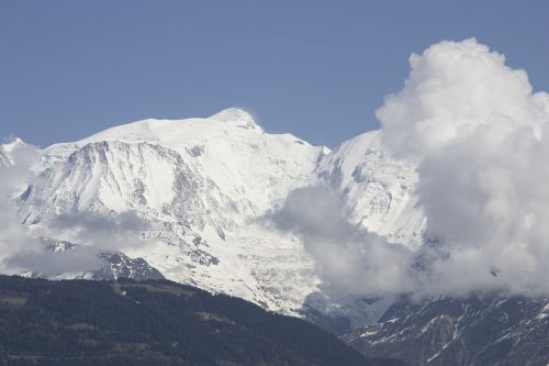cloud snow mountain