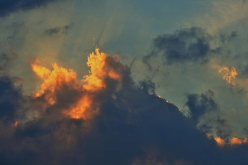 Cloud Spitting Flames