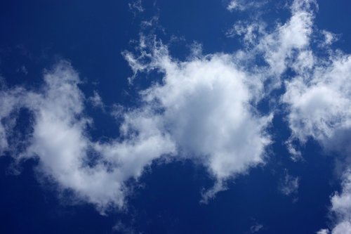 clouded sky  clouds  cumulus