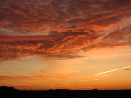 clouds sunset sky