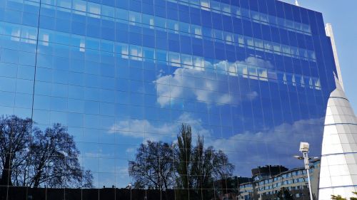 clouds sky reflection