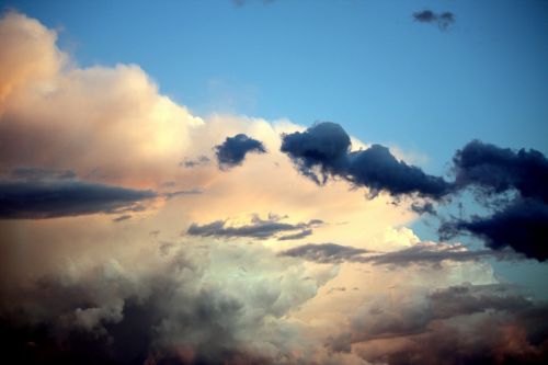 clouds landscape sky