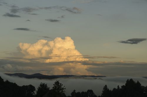 clouds nature thunderstorm