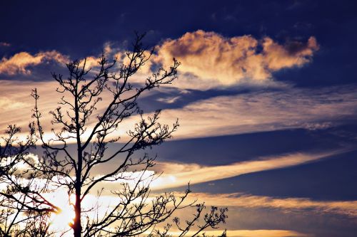 clouds pink sky