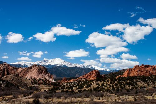 clouds landscape blue