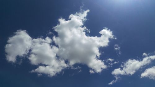 clouds blue sky