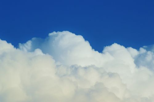 clouds sky cumulus clouds