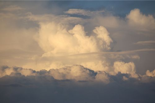 clouds thunderstorm sky