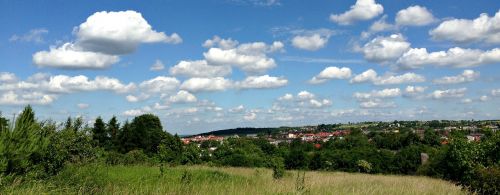 clouds sky landscape