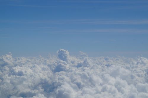 clouds horizon sky