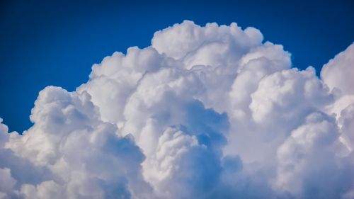 clouds cumulus sky