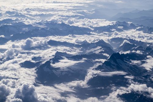 clouds high landscape