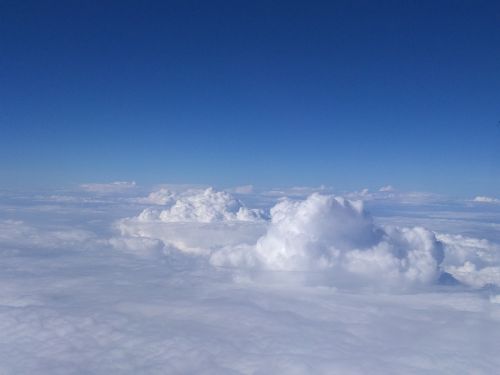 clouds air view
