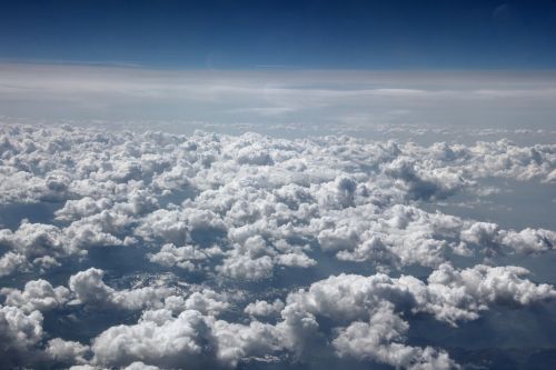 clouds mountains sky