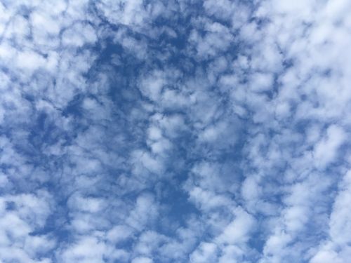 clouds altocumulus sky