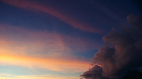 clouds majestic sky