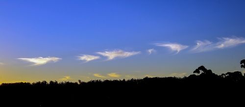 clouds white blue