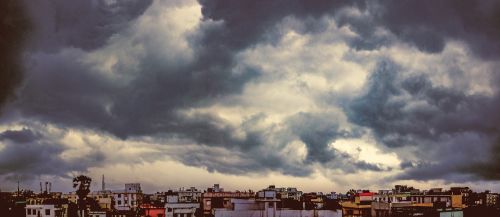 clouds storm storm clouds