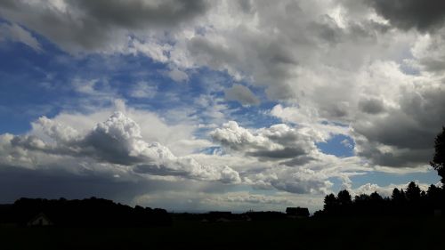 clouds sky landscape