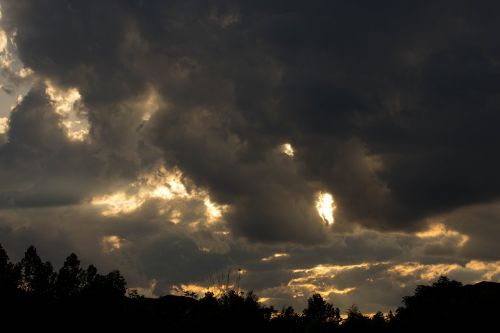 clouds sunset sky