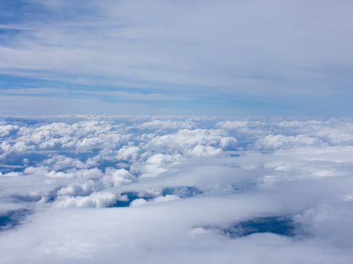 clouds above the clouds sky