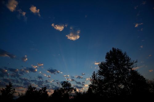 clouds sky sun