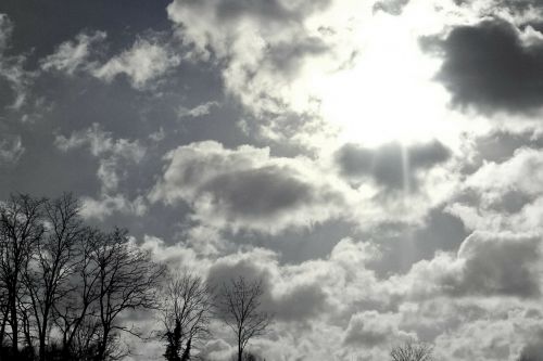 clouds sun sky