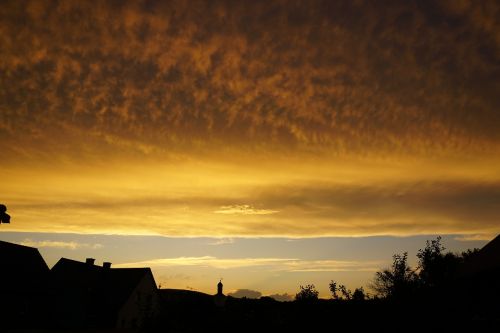 clouds abendstimmung evening sky