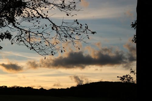 clouds twilight nature