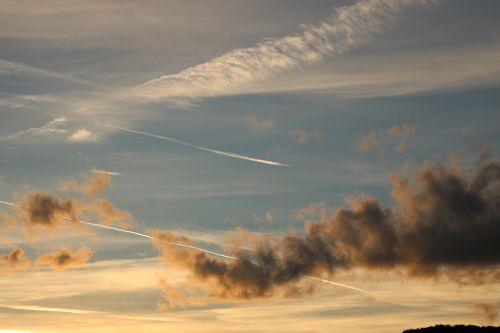 clouds twilight nature