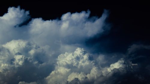 clouds cumulus sky