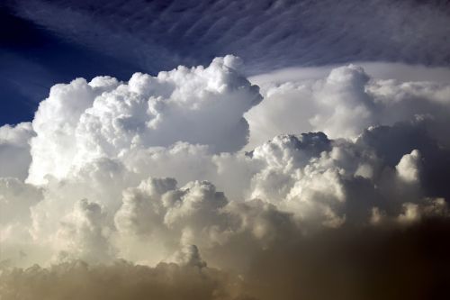 clouds cumulus sky