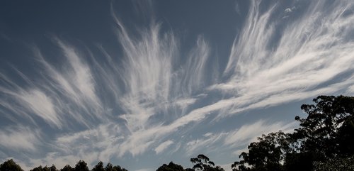 clouds  white  blue