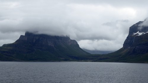 clouds  rock  landscape