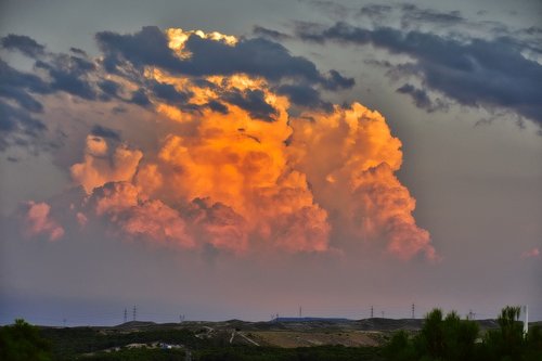 clouds  sky  storm