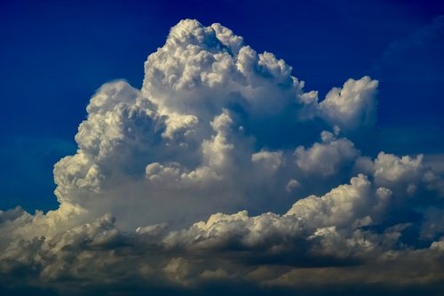 clouds  white  cumulus