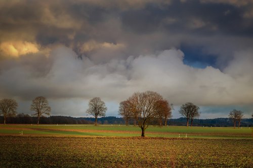 clouds  abendstimmung  barbed wire