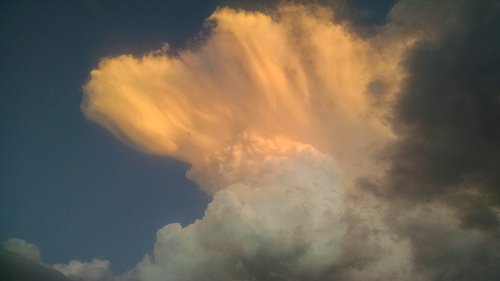 clouds  sunset  landscape