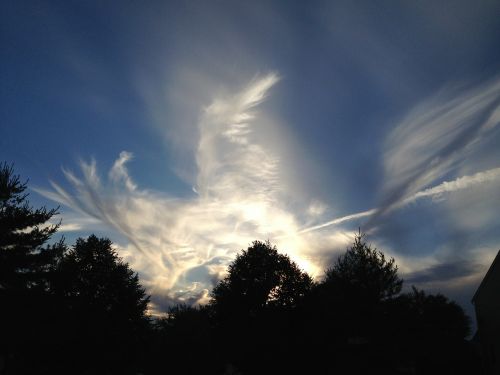clouds pattern sky