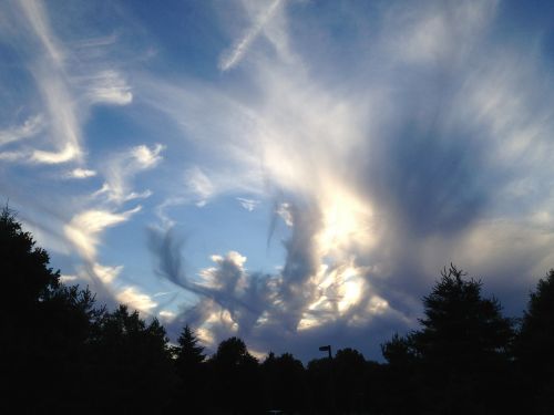 clouds sky nature