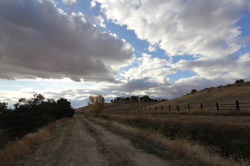 clouds  sky  fall