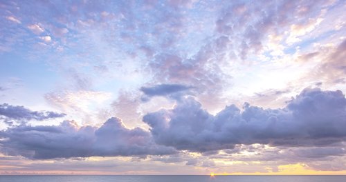 clouds  sky  sunset