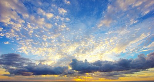 clouds  sky  sunset